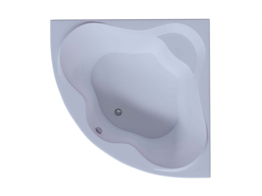 Акриловая ванна Aquatek Галатея 135x135 угловая, универсальная, с каркасом, без гидромассажа