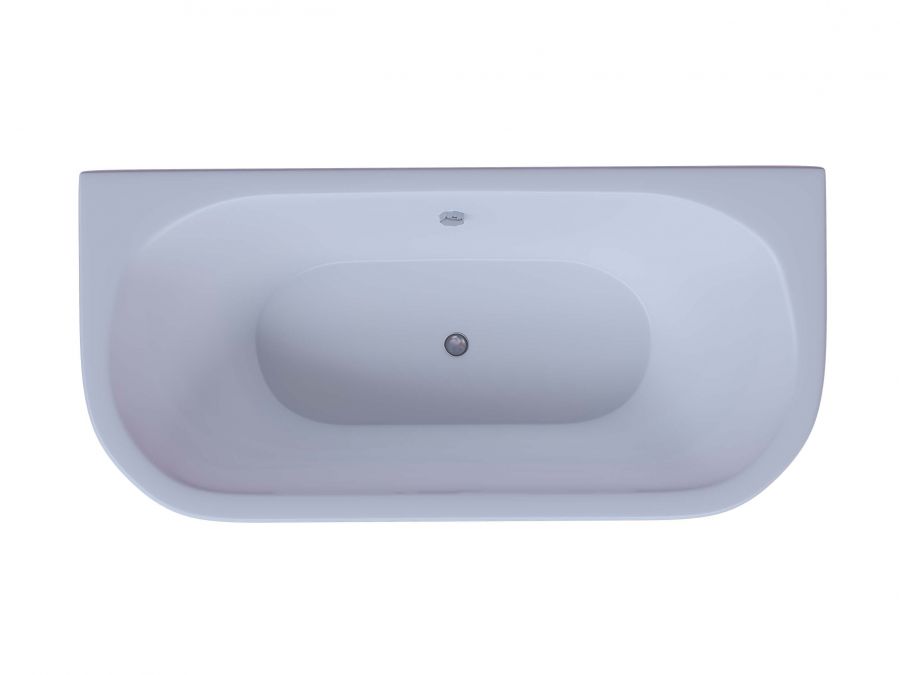 Акриловая ванна Aquatek Морфей 190x90 радиусная, универсальная, с каркасом и экраном, без гидромассажа