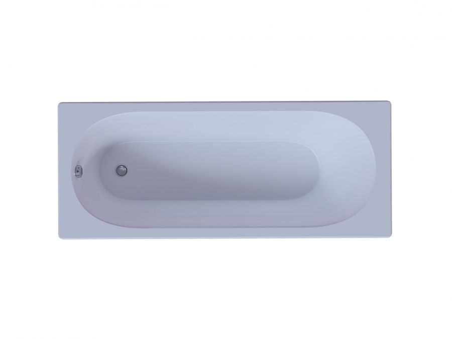 Акриловая ванна Aquatek Оберон 170x70 прямоугольная, слив слева, с каркасом и экраном, без гидромассажа