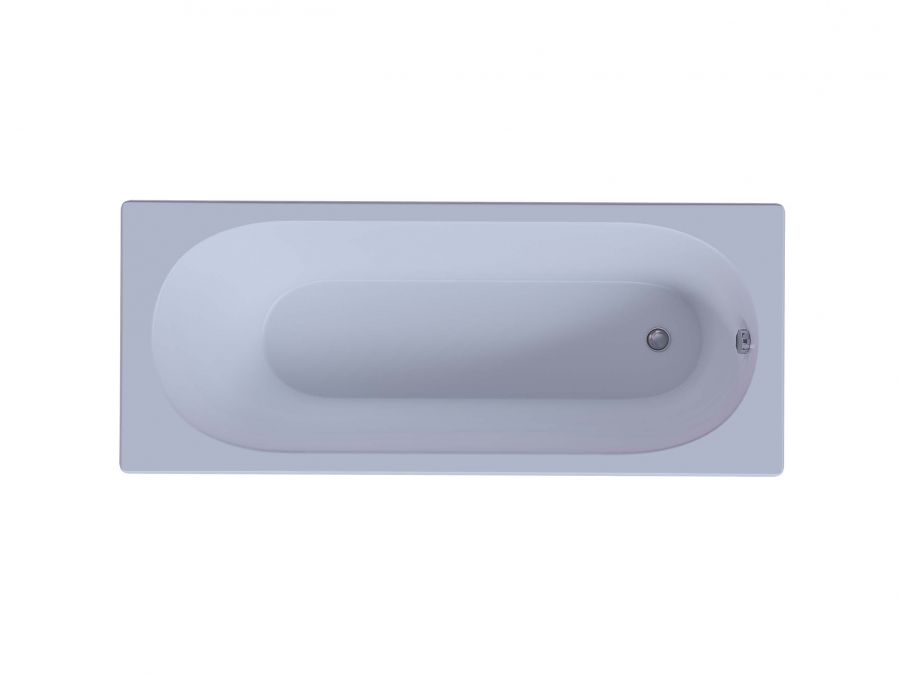 Акриловая ванна Aquatek Оберон 180x80 прямоугольная, слив справа, с каркасом и экраном, без гидромассажа