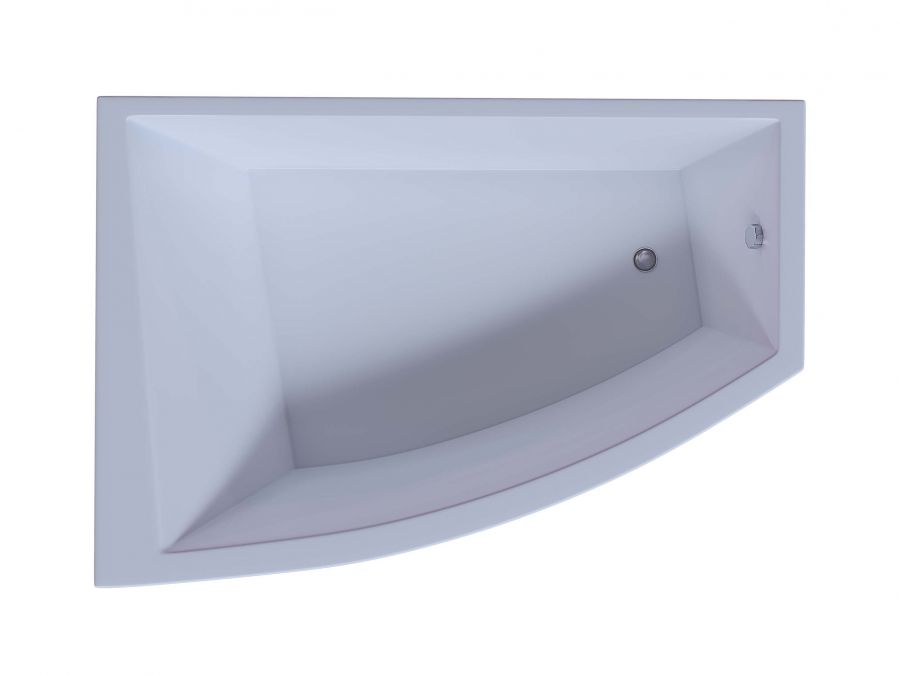 Акриловая ванна Aquatek Оракул 180x125 асимметричная, левая, с каркасом и экраном, без гидромассажа