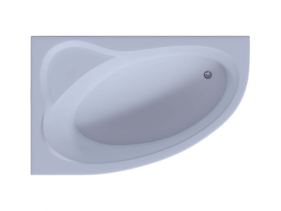 Акриловая ванна Aquatek Фиджи 170x110 асимметричная, левая, с каркасом, без гидромассажа