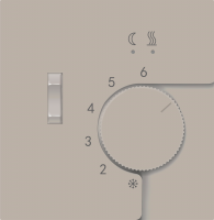 Накладка для регулятора температуры пола DTEF231, матовый кашемир, серия R98
