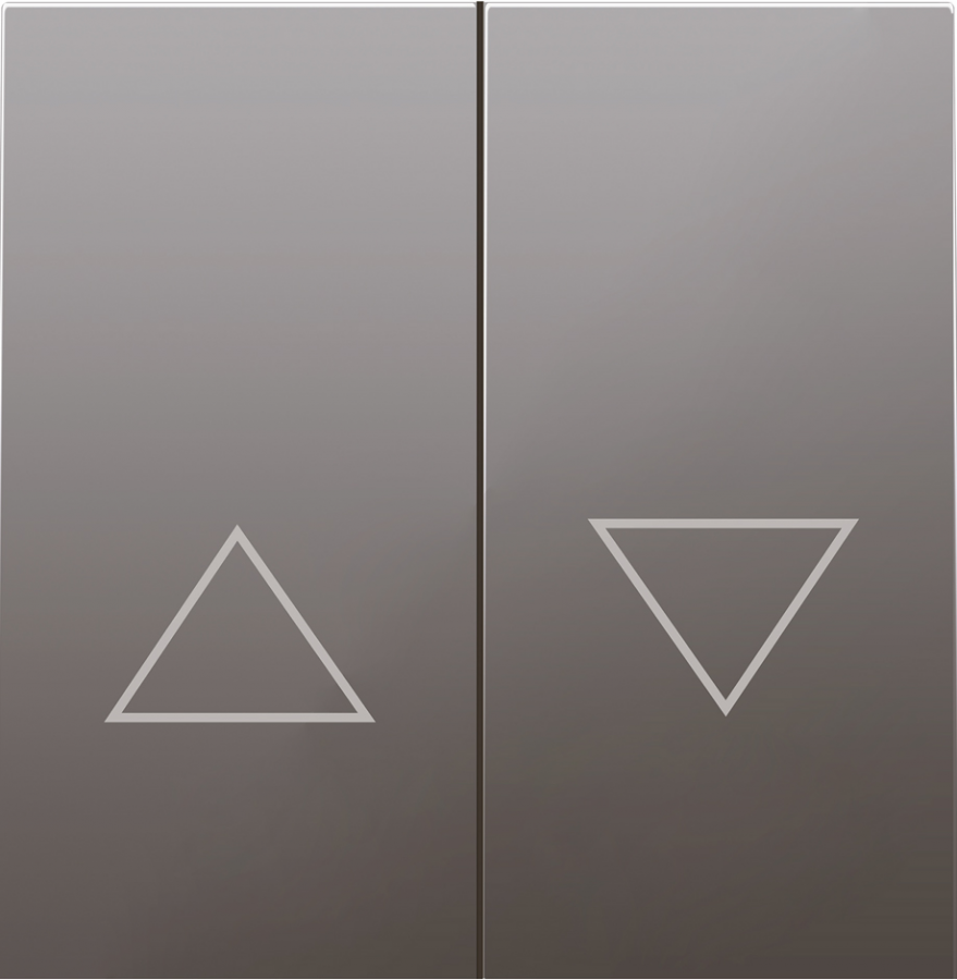 Клавиша 2-я со стрелками для жалюзи, сталь, серия R98