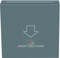 Накладка для карточного выключателя, матовый изумруд, серия R98