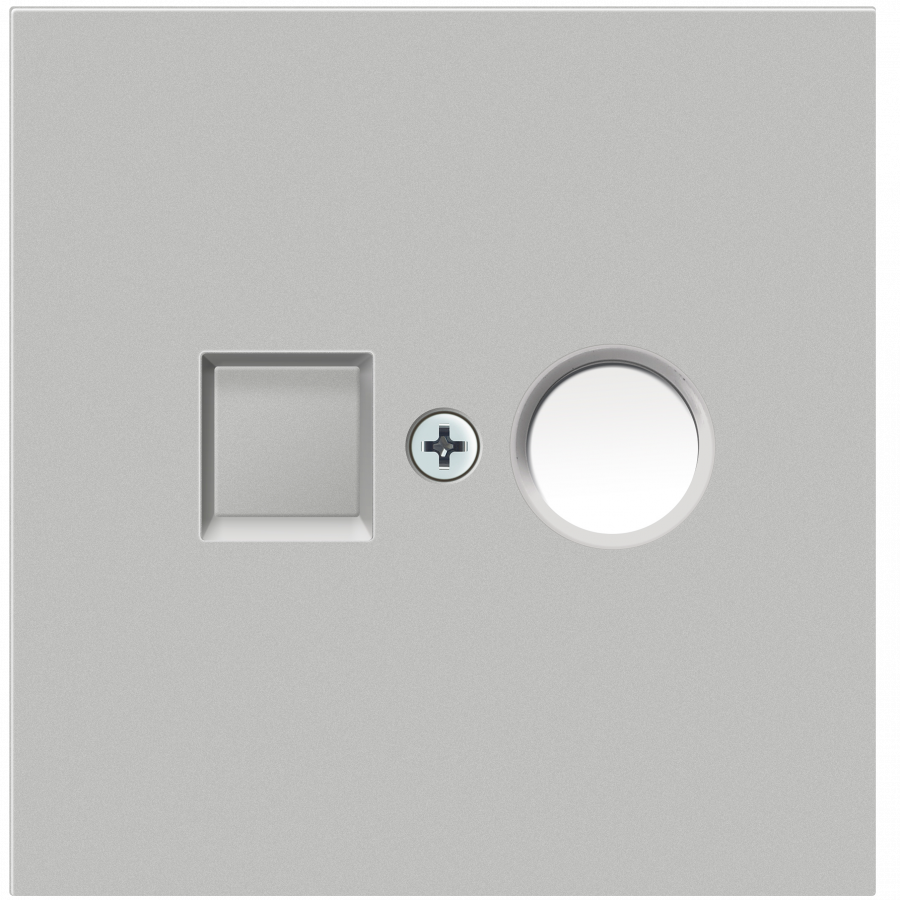 Накладка TV/SAT розетки, матовый серый, серия R98