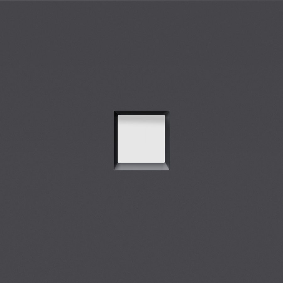 Накладка для розетки RJ45, 1-я, черный, серия R98