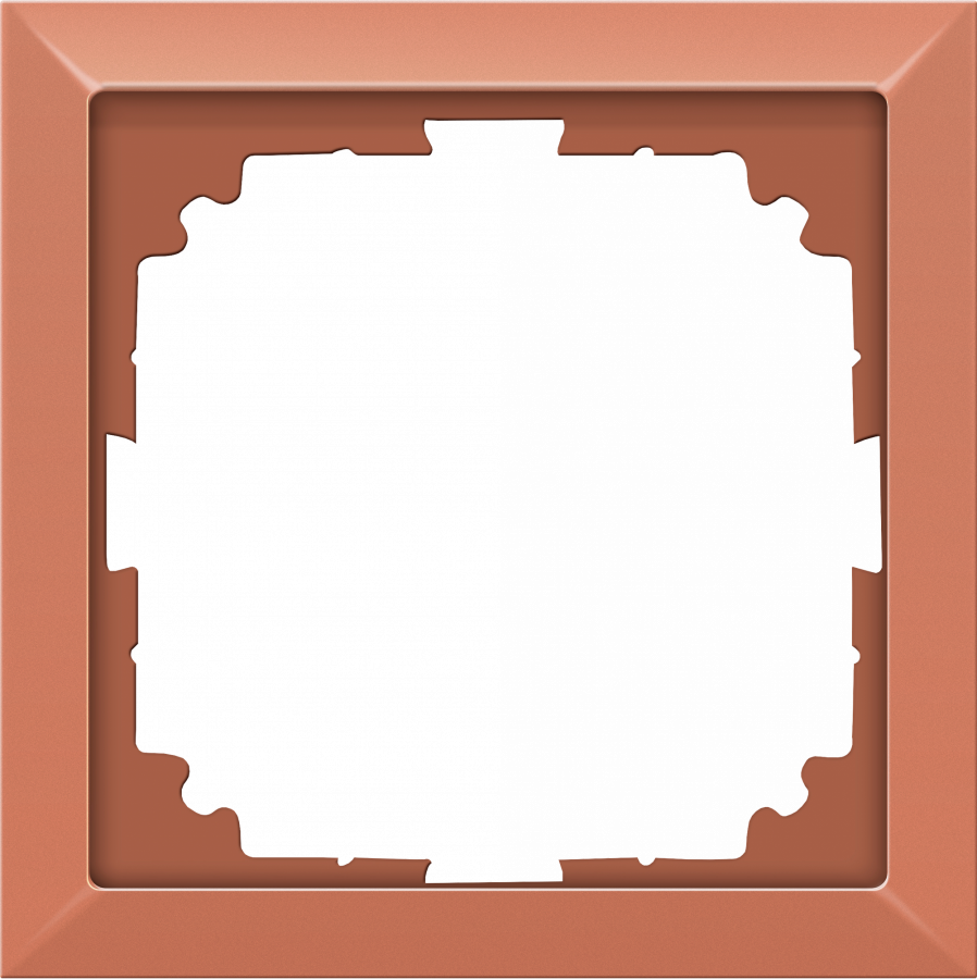 Рамка промежуточная для монтажа устройств 55х55, матовый коралл, серия R98