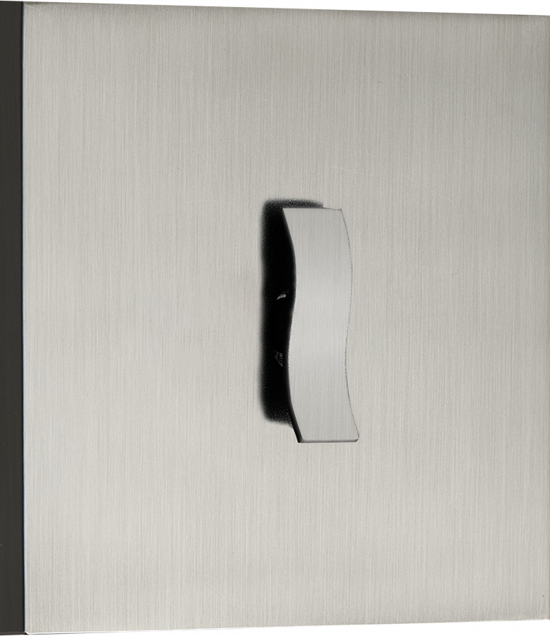 Переключатель перекрестный (с 3-х мест) на 1 тумблер, клавиша Wave, 10AX 250V, вороненая сталь, серия N96