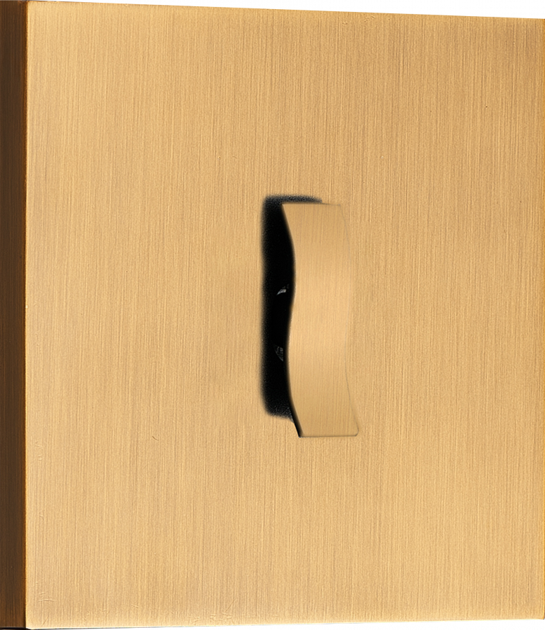 Переключатель на 1 тумблер, клавиша Wave, 10AX 250V, латунь, серия N96