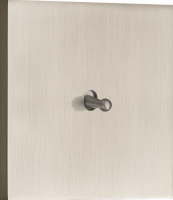 Переключатель на 1 тумблер, каплевидный, 10AX 250V, никель, серия N96