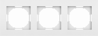 Рамка 3-я, матовый белый, серия A07