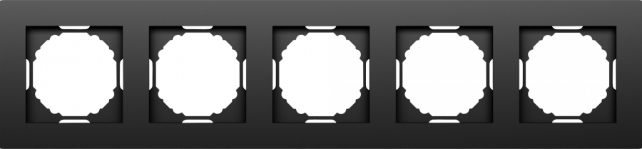 Рамка 5-я, матовый карбон, серия A07