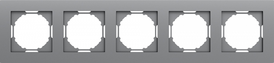 Рамка 5-я, матовый серый, серия A07