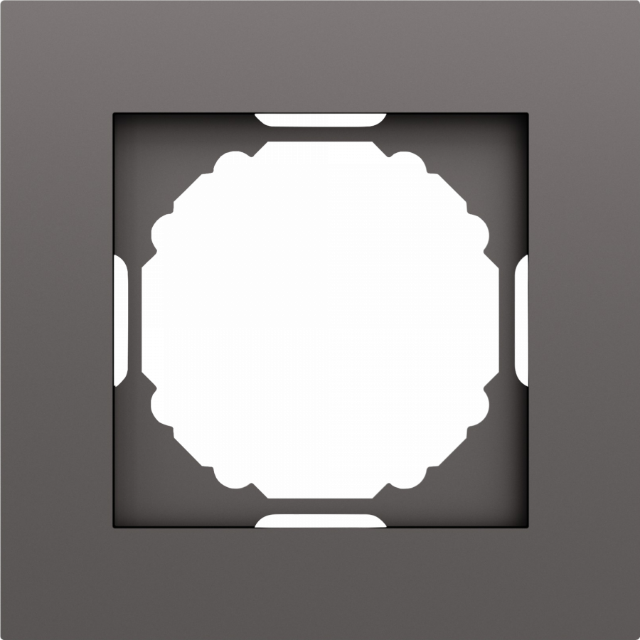 Рамка 1-я, матовый титан, серия A07