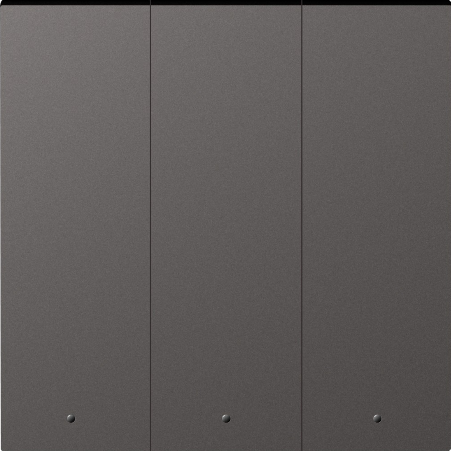 Клавиша 3-я с подсветкой, матовый титан, серия A07