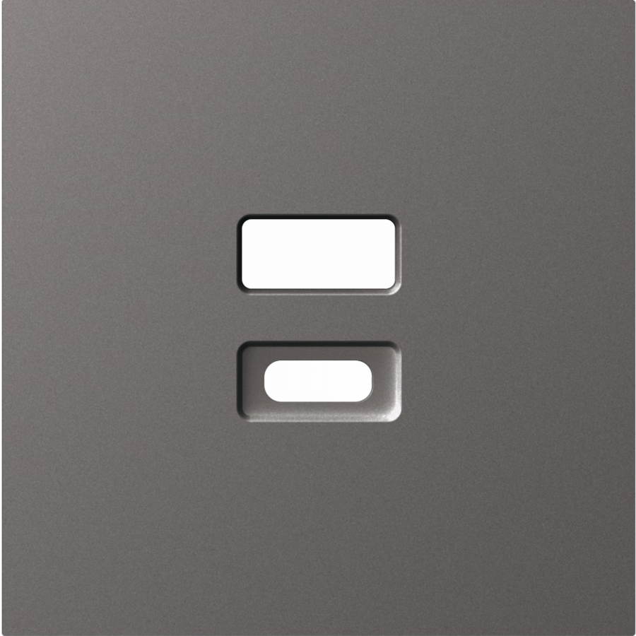 Накладка для розеток USB, матовый титан, серия A07