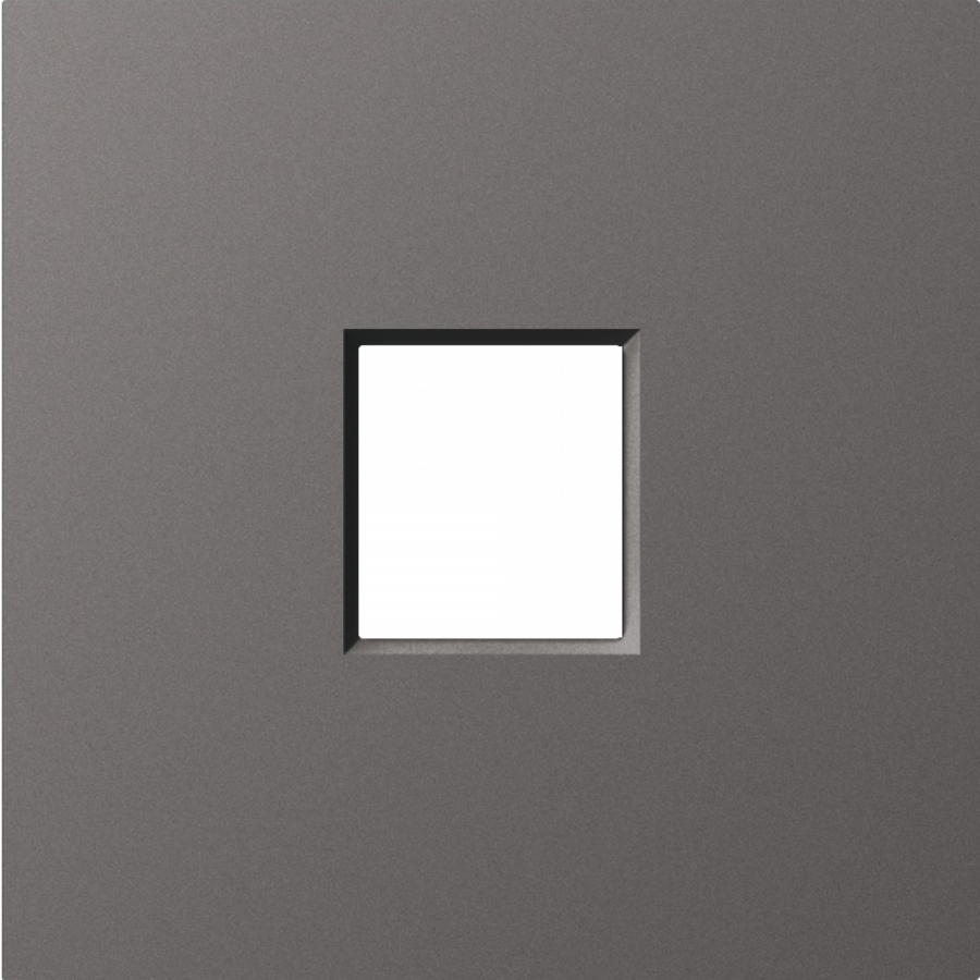 Накладка 1-я для розеток RJ45, TV, SAT, HDMI, матовый титан, серия A07