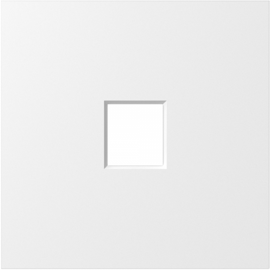 Накладка 1-я для розеток RJ45, TV, SAT, матовый белый, серия S08