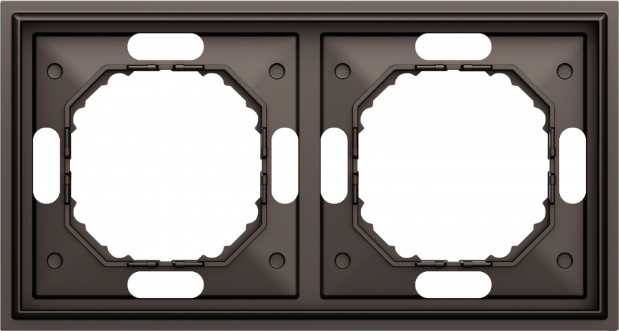 Рамка 2-я, мокко, серия S08