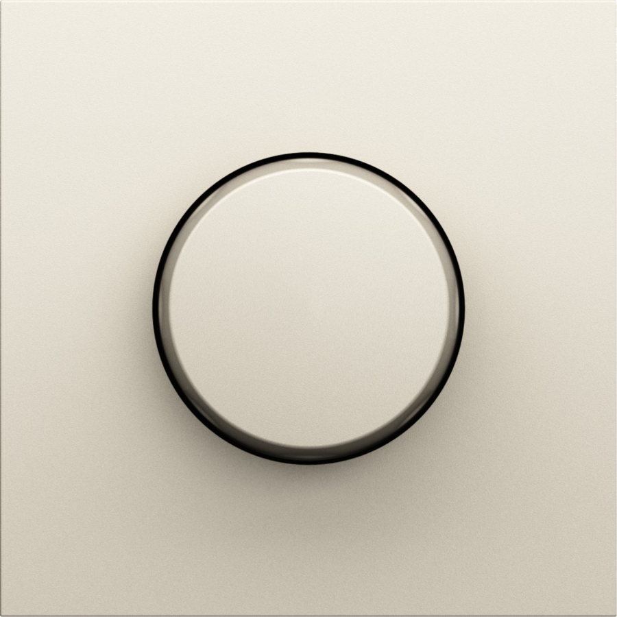 Накладка для светорегулятора поворотного, слоновая кость, серия S08