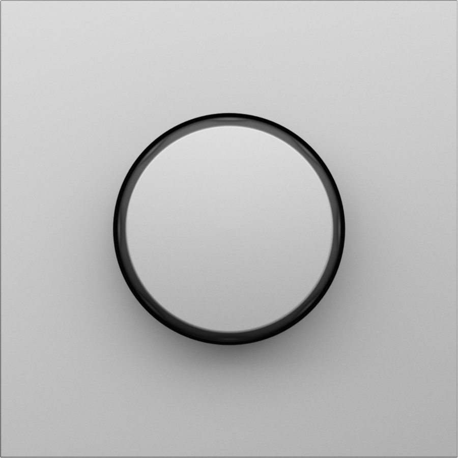 Накладка для светорегулятора поворотного, сталь, серия S08