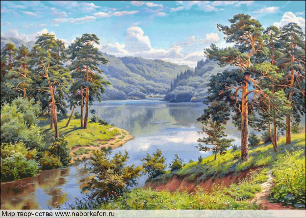 Набор для вышивания "Изгиб реки"