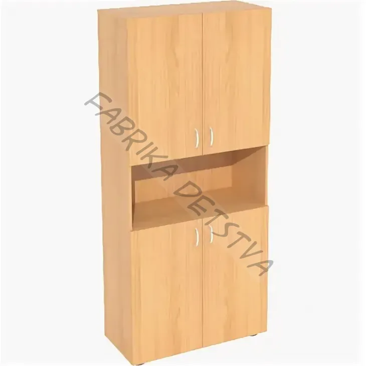 Шкаф широкий закрытый с нишей Эконом