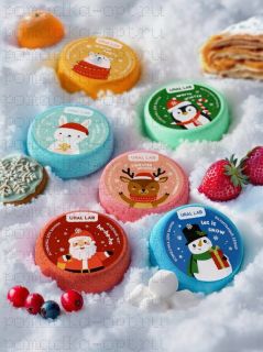 В подарочной коробке  Бомбочки для ванны  «Волшебного года», 6 шт ×100 г, Новый Год