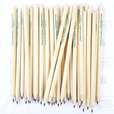 карандаши из переработанного картона с логотипом