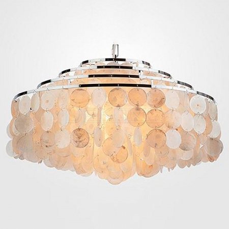 Подвесная люстра Sandra 3535/6 хром/перламутр