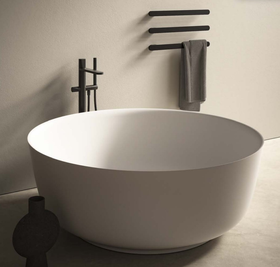 Ванна отдельностоящая Antonio Lupi ORION 135 см из материала Cristalplant ФОТО