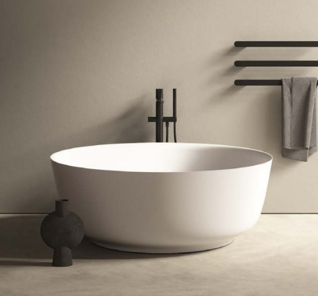 Изображение Ванна отдельностоящая Antonio Lupi ORION 135 см из материала Cristalplant