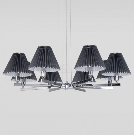 Подвесная люстра Peony 60136/8 хром/графит