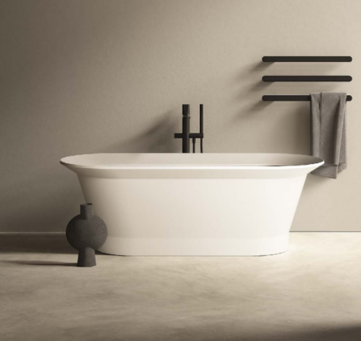 Изображение Ванна отдельностоящая Antonio Lupi OASI OASI10 168х73 см из материала Cristalplant