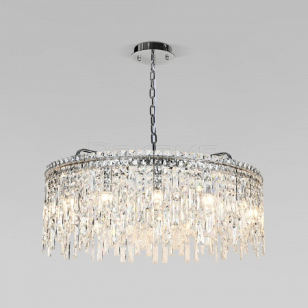 Подвесная люстра Blitz 60159 хром/ прозрачный хрусталь Strotskis