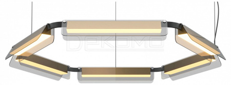 Подвесная люстра Flat MOD296PL-L60BS3K