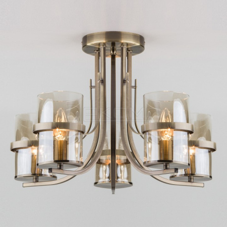 Потолочная люстра Coppa 60085/5 античная бронза