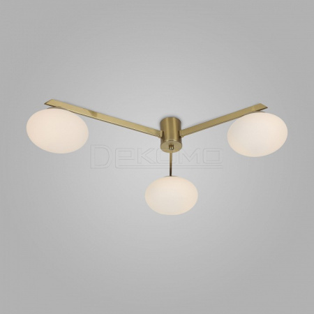 Потолочная люстра Opaline 70220/3 латунь