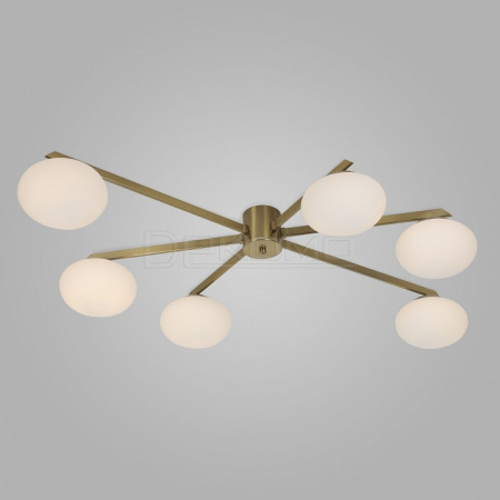Потолочная люстра Opaline 70220/6 латунь