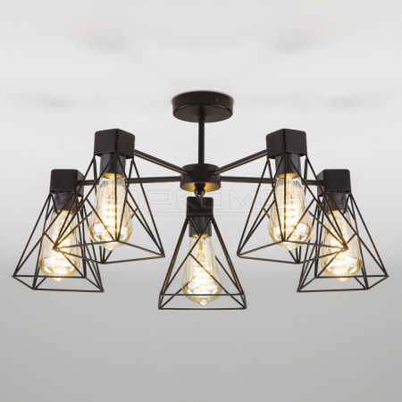 Люстра на штанге Trappola 70107/5 черный
