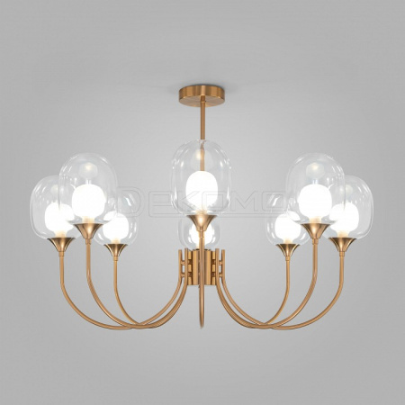 Люстра на штанге Spritz 70217/8 латунь