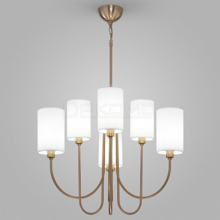 Люстра на штанге Abbey 60164/6 латунь