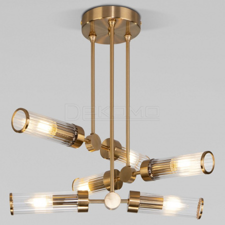 Люстра на штанге Oriens 60166/6 латунь
