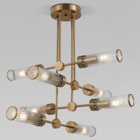 Люстра на штанге Oriens 60166/8 латунь