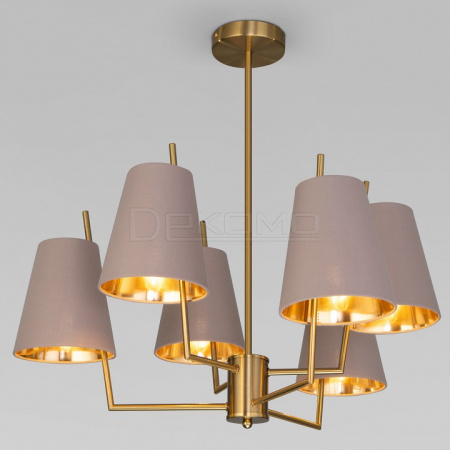 Люстра на штанге Topanga 60173/6 латунь