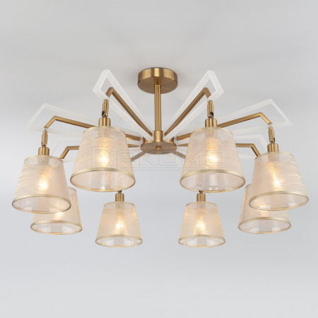 Люстра на штанге Alicante 60082/8 золотая бронза