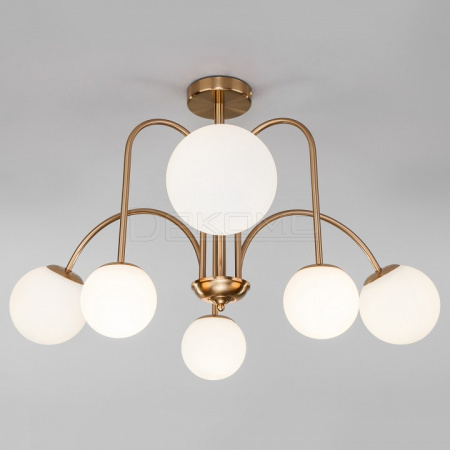 Люстра на штанге Alix 30177/6 латунь