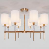 Люстра на штанге Brielle 60132/8 латунь