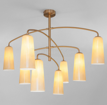 Люстра на штанге Omber 70137/8 латунь